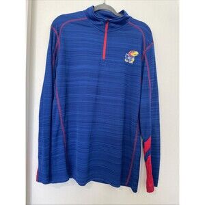 Colosseum University Of Kansas Jayhawks Men’s Large 1/4 Zip